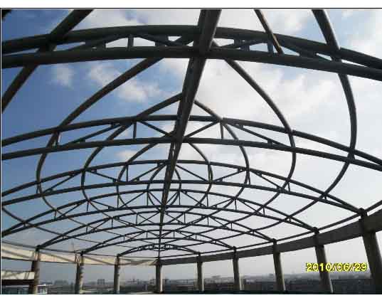 邳州中煤朔州宾馆管桁架工程